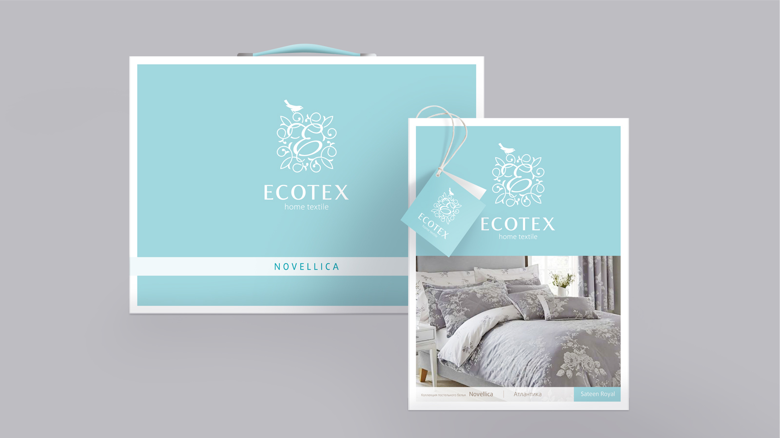 Дизайн этикетки постельного белья Ecotex