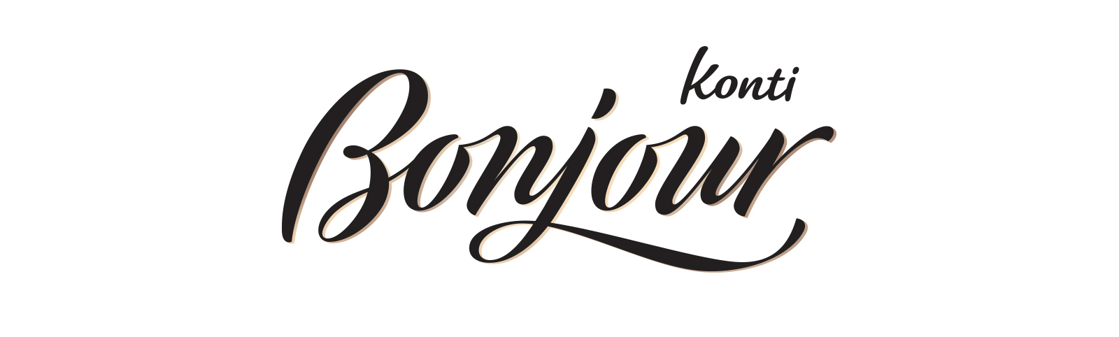 Разработка логотипа десертов Bonjour