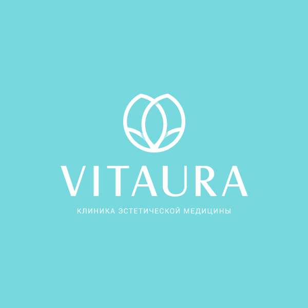 Разработка логотипа клиники Vitaura